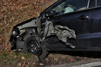 Rudersberg: VWÂ´s krachen ineinander - Rettungshubschrauber im Einsatz